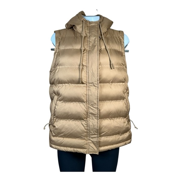 Arizona Womens Puffer Vest Juniors size L color golden pore-loved - Picture 5 of 10